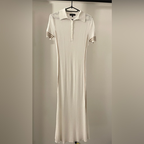 rag & bone Peyton Ribbed Polo Midi Dress - Picture 2 of 6
